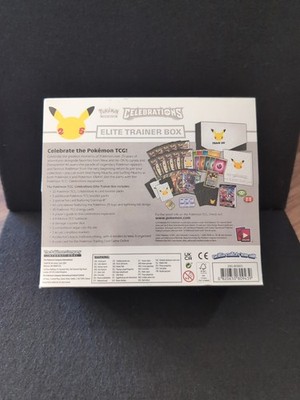 Pokemon Celebrations Elite Trainer Box ETB TCG 25th Anniversary