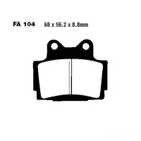 Bremsbelag BremsbeläGe EBC FA104V Hinten FüR Yamaha FZR 400 RR Bj. 1990-1992