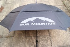 Sun Mountain Dual Canopy Golfschirm schwarz 60"