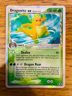 MP! Dragonite (91/101) EX Dragon Frontiers Delta Species Holo Pokemon Karte!