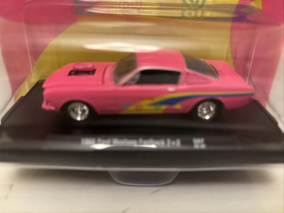 M2 Machines 1966 Ford Mustang Fastback Model - 1:64 Retro pro street pony car - Image 3 of 4