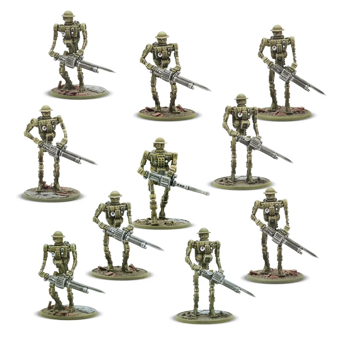 Mk I Automated Infantry - Konflikt '47 - Warlord Games - Brand New