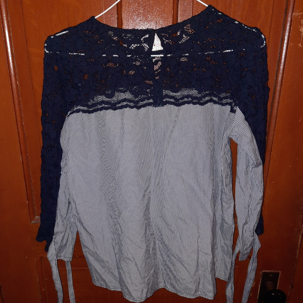 Zara Striped Long Sleeve Shirt thumbnail 4