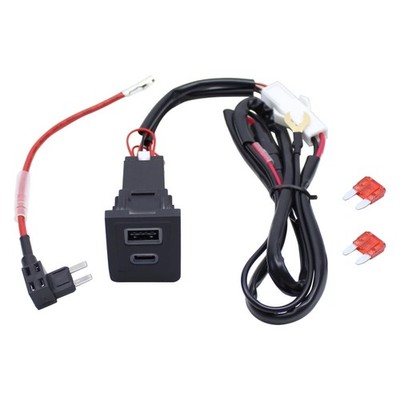 Ladegerät Buchse Steckdose Auto Dual USB PD+QC3.0 Für VW Multivan T5 2003 - 2015