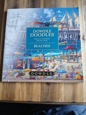 Dowdle Doodles Creative Coloring For All Ages: Beaches