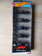 Hot Wheels New 5 Pack Formula One F1 McLaren Alpine Red Bull Sauber Haas