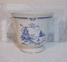 Vintage Royal Winton Willow Pattern Jardiniere Plant Pot