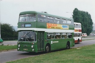 COLOUR PHOTO SOUTHDOWN LEYLAND ATLANTEAN PUF140M