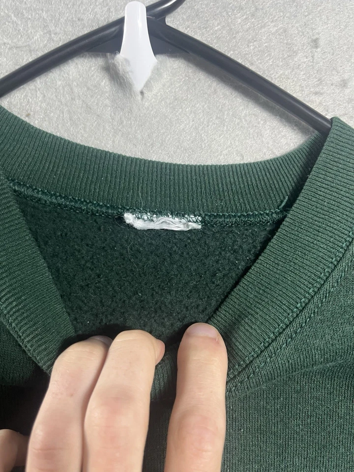 Sudadera De Colección Arizona Bordada Cuello Redondo Verde Gráfico Azteca Talla XL EE. UU. 90s Foto 4 de 4