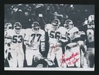 LAWRENCE TAYLOR, HARRY CARSON, GEORGE MARTIN (Giants) Picture *AUTOGRAPHED*
