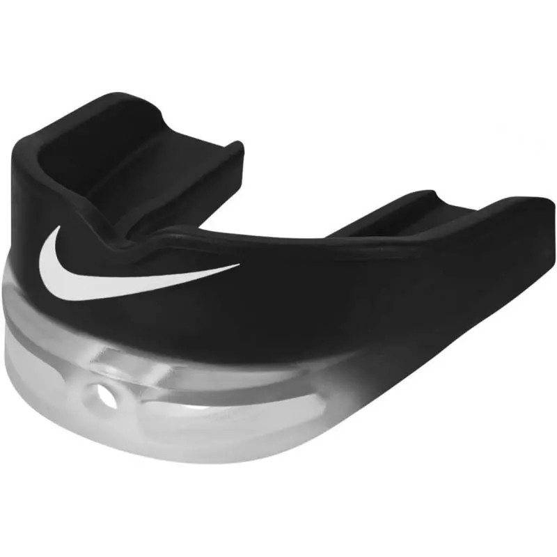 Protège-dents Nike Alpha noir avec canaux de ventilation haute performance
