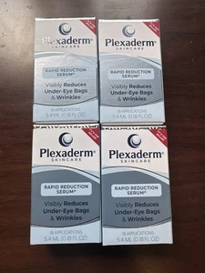 Lot Of 4 Plexaderm Skincare Rapid Reduction Eye Serum 5ml 0.18 FL OZ