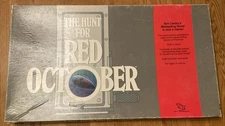NOS VTG! 1988 The Hunt For Red October Board Game NEW! 🆕 UNPUNCHED! 🌟 OPEN BOX
