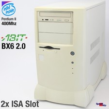 2X ISA Slot Abit AB-BX6 2.0 Pentium II Computer PC Windows 98 Matrox 256MB 10GB