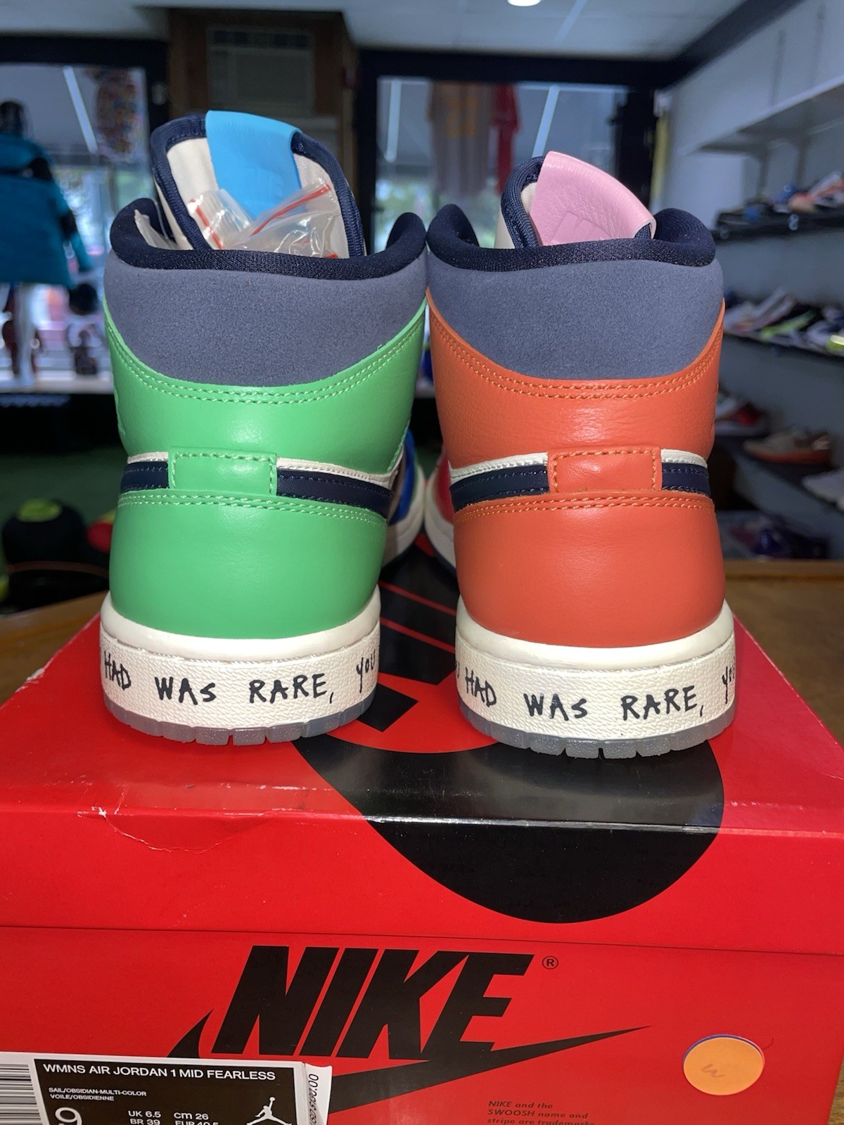 Nike Air Jordan 1 Mid SE Fearless Melody Ehsani (women’s) Size 9 image 3