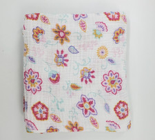 Hudson Baby Muslin Flowers Floral Swaddle Baby Blanket HB Girl B54