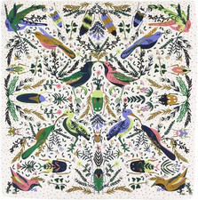 Silk like Head Scarf for Women - Satin Large Hair Scarves - 35" Square Silk Hair