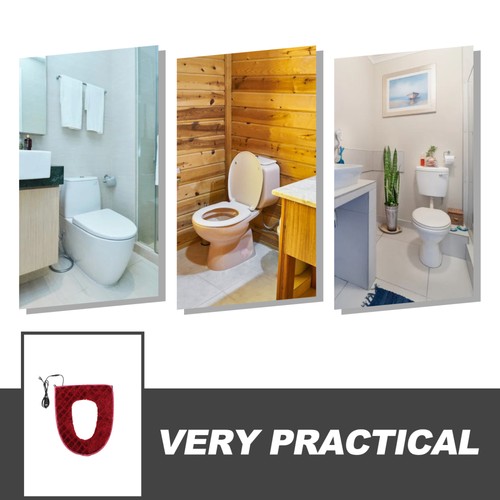 Electric Heated Toilet Seat Pad with Grid Pattern USB Powered Comfort Heated - Picture 10 of 12