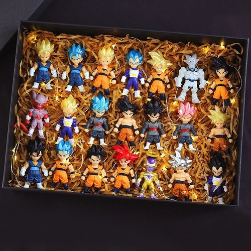 Dragon Ball Z Mini Action Figures 16 Pack Goku Vegeta Anime Collectible ...