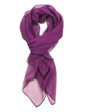 Long Chiffon Sheer Scarf For womens purple 077