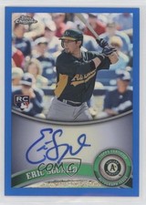 2011 Topps Chrome Rookie Auto Blue Refractor 36/199 Eric Sogard #184 Auto 3s3
