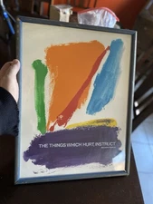 Pop Art Abstract Serigraph by Sister Mary Corita Kent Hand Signed