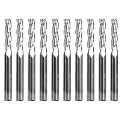 7/32'' Dia. Upcut Spiral Endmill (10 Pack) - 1/4'' Shank - Yonico 31313-SC-10PK