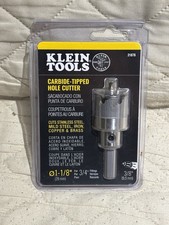 NEW SEALED Klein Tools 1-1/8" Carbide Tipped Hole Cutter (31876) SHIPS FREE