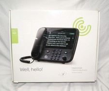 Caption Call Phone 78T Black Hearing Impaired Touch Screen Tested