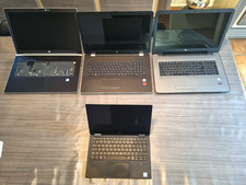 Lot de 4 Ordinateur PORTABLE HP Probook DELL XPS  ( voir détails )