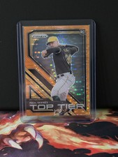 🔥 2024 Panini Prizm Paul Skenes Top Tier Orange Pulsar #21 RC 281/399 –Rare Gem