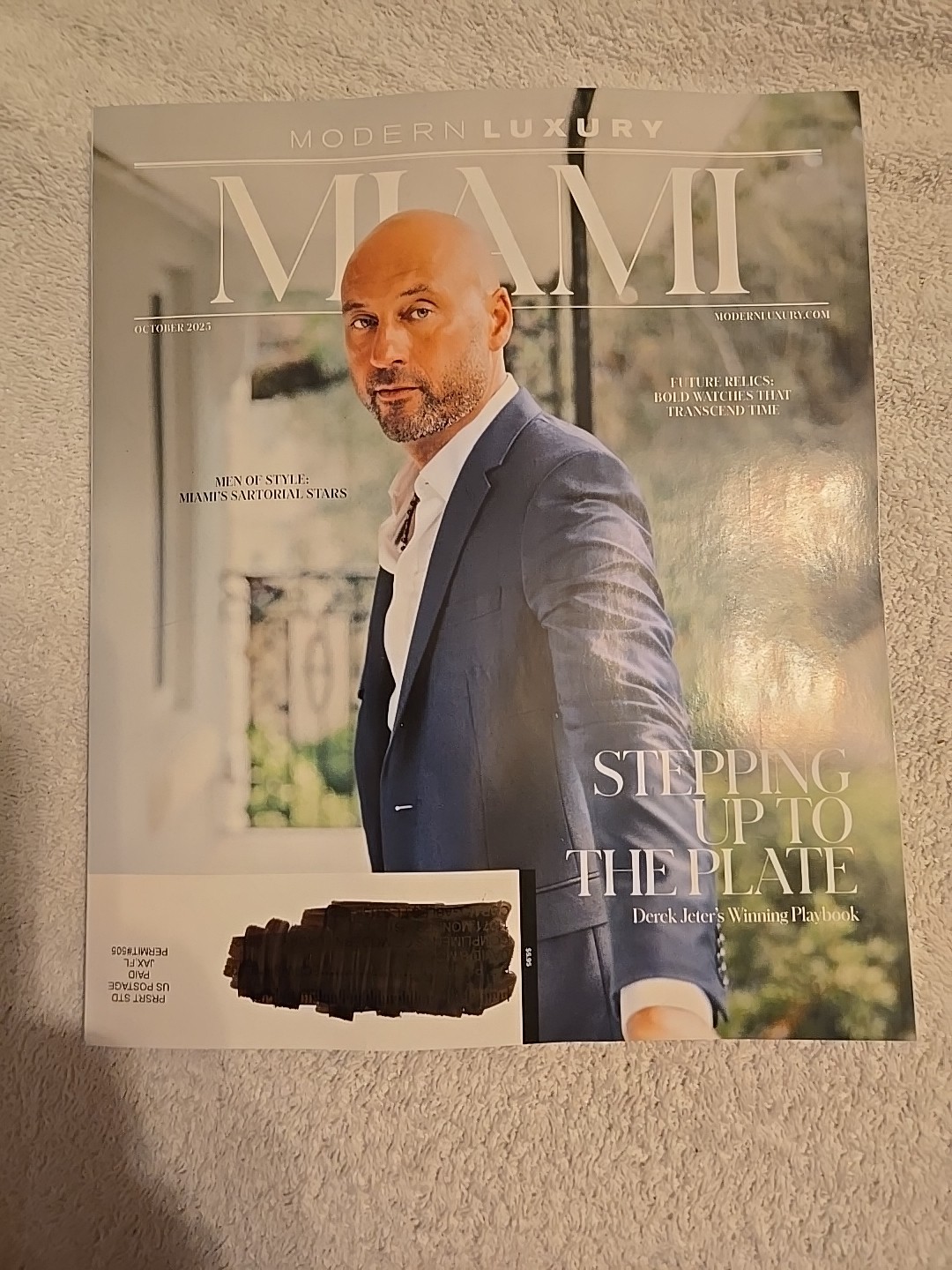 Modern Luxury Miami. October 2025. Featuring Derek Jeter.