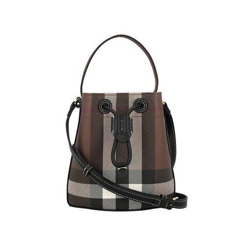 Burberry Check Bucket Shoulder Bag 153245555