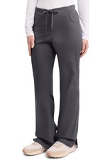 Dickies Women Scrubs Mid Rise Drawstring Cargo Pant 86206 PTWZ Pewter Free Ship