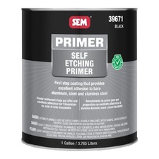 Sem 39671 Self Etching Primer Black 1 Gal Voc Compliant