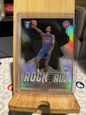 2024-25 Totally Certified Rock The Rim Mirror Ron Holland II Rookie, Fresh, Mint