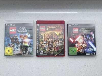 Sony PlayStation 3 PS3 - 3x Lego Spiele (Indiana Jones, Star Wars, Jurassic)