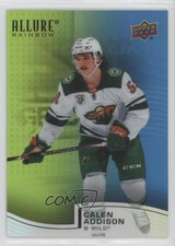 2021-22 Upper Deck Allure Rainbow Green Blue 212/299 Calen Addison #R-49 0pg4