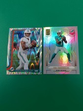Tua Tagovailoa ,2025 Topps Chrome Wave Refractor -2025 Donruss Elite.