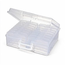 Photo Storage Box with 16 Inner 4 x 6 Containers
