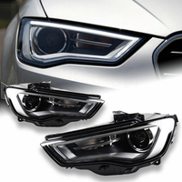 Led Lighttube Scheinwerfer Set Schwarz FüR Audi A3 8V 2012–2016 Led Tagfahrlicht