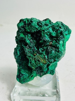 Malachit Kristall Präparat 48g Kongo Kupfer Mineral grün Sammlerstück