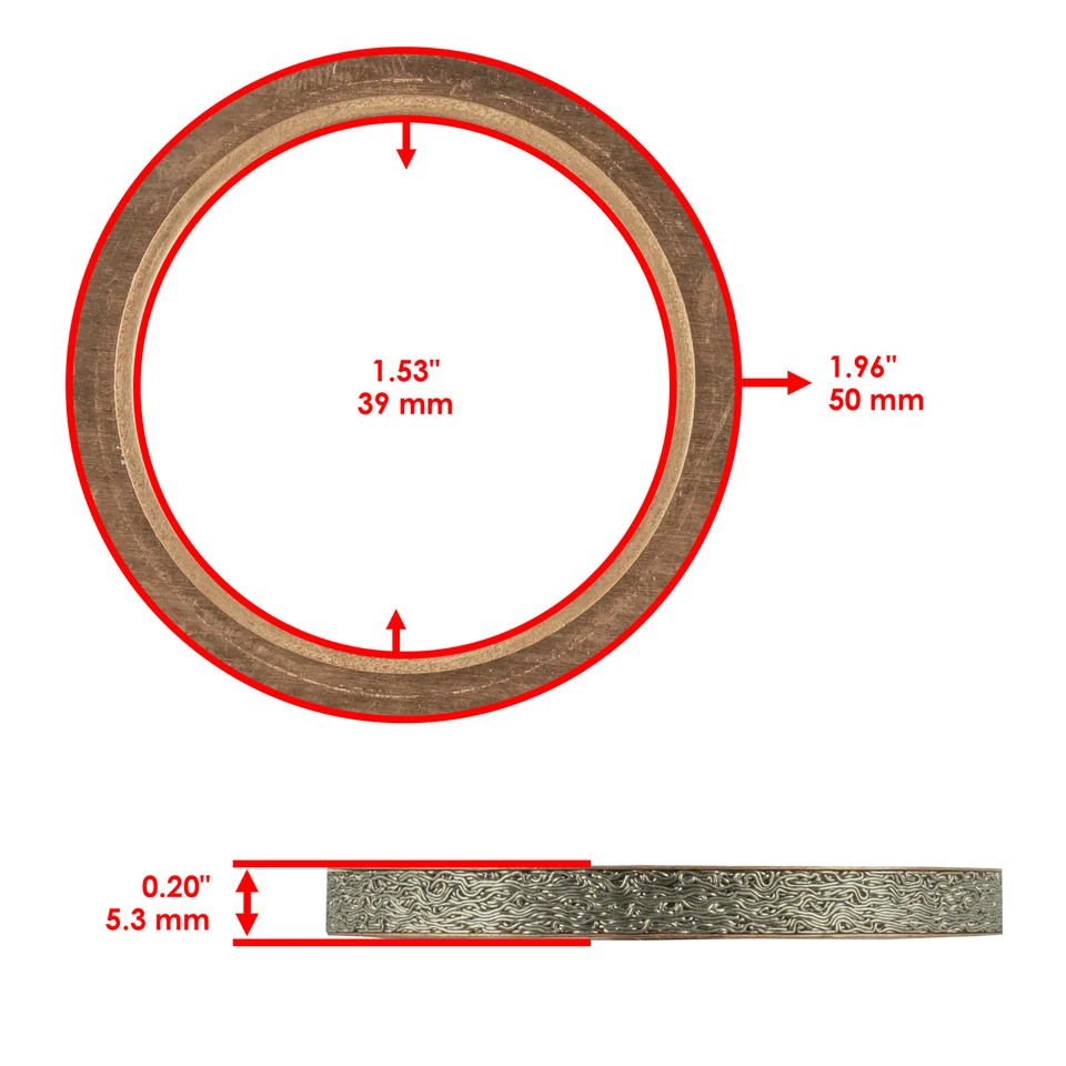 Juntas silenciadoras de tubo de escape para Yamaha Kodiak 450 YFM450F 4X4 2003-2006 Foto 3 de 4
