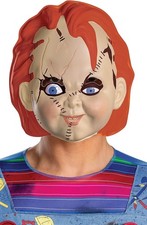 Chucky Plastic Mask Child's Play Fancy Dress Halloween Adult Costume Accessory