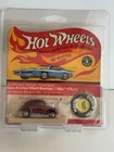 Vintage Hot Wheels Custom Volkswagen Redline Dark Red  w/ Button MOC UNPUNCHED!!