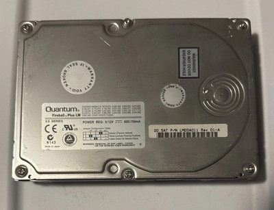 Quantum Fireball Plus LM20.5 HDD, 20.5 GB , IDE/ATA/ATAPI-5