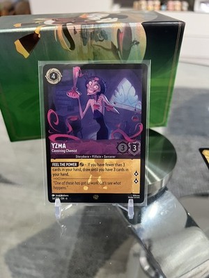 Yzma Conniving Chemist Lorcana Azurite Sea 56/205 Legendary Cold Foil Holo