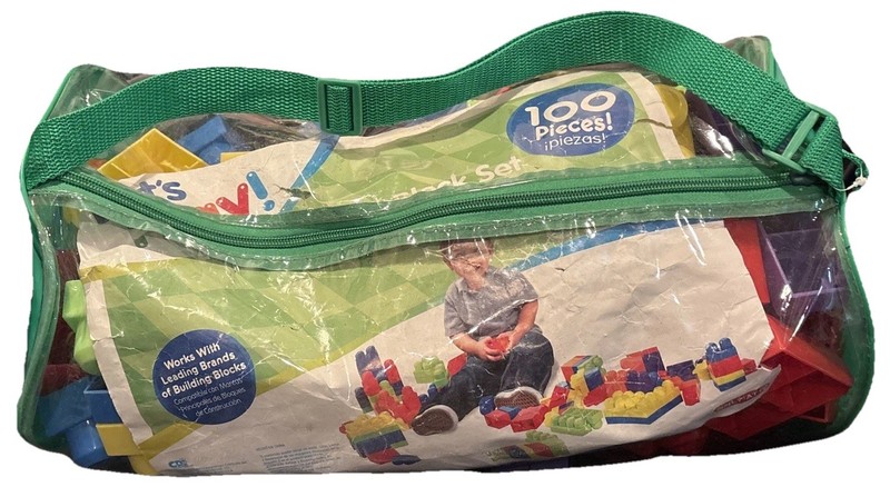 100 Pieces Building Block Set Works w/ Leading Brands Target Exclusive 2012 NEW