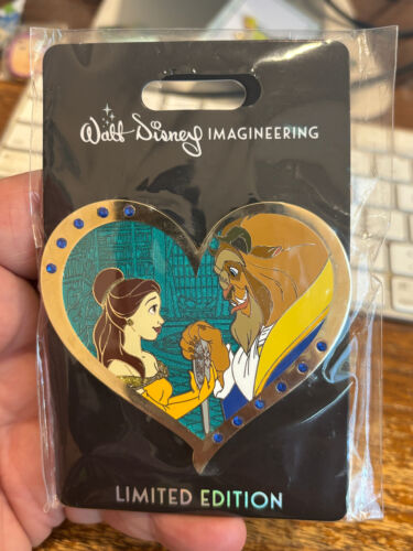 WDI Disney Valentine's Day Pin - Belle & Beast