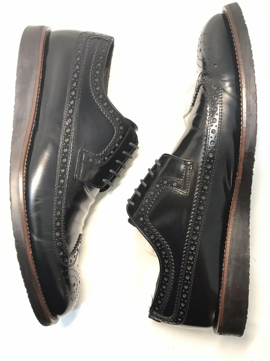 TO BOOT NEW YORK ADAM DERRICK Long Wingtip Black Leather  display picture 1